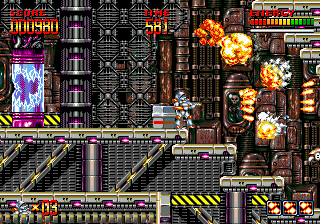 Скриншот игры Mega Turrican